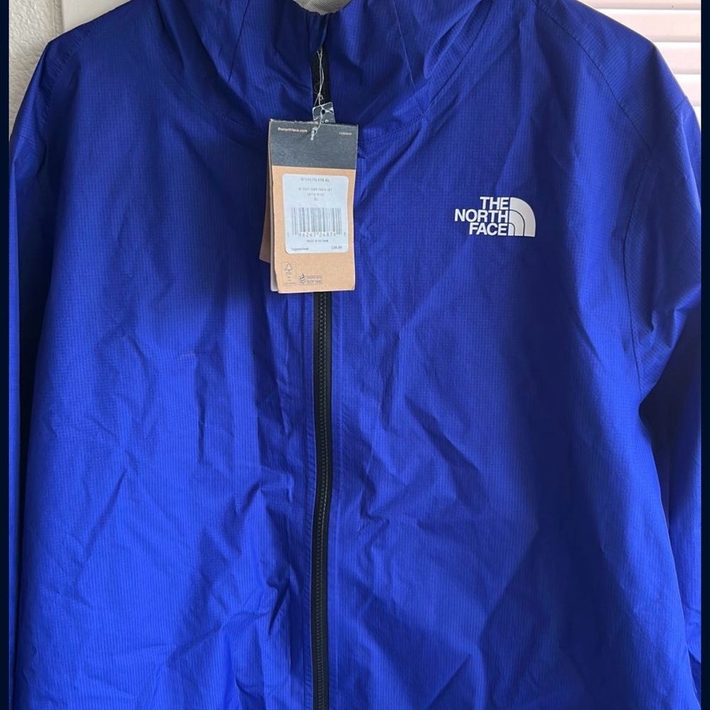 The North Face Vibrant Blue Hooded Jacket